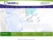 Tablet Screenshot of dentaltopclinic.ro